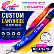 Lanyard Printing Rs.30/-  only  Premium Quality  Employee Name